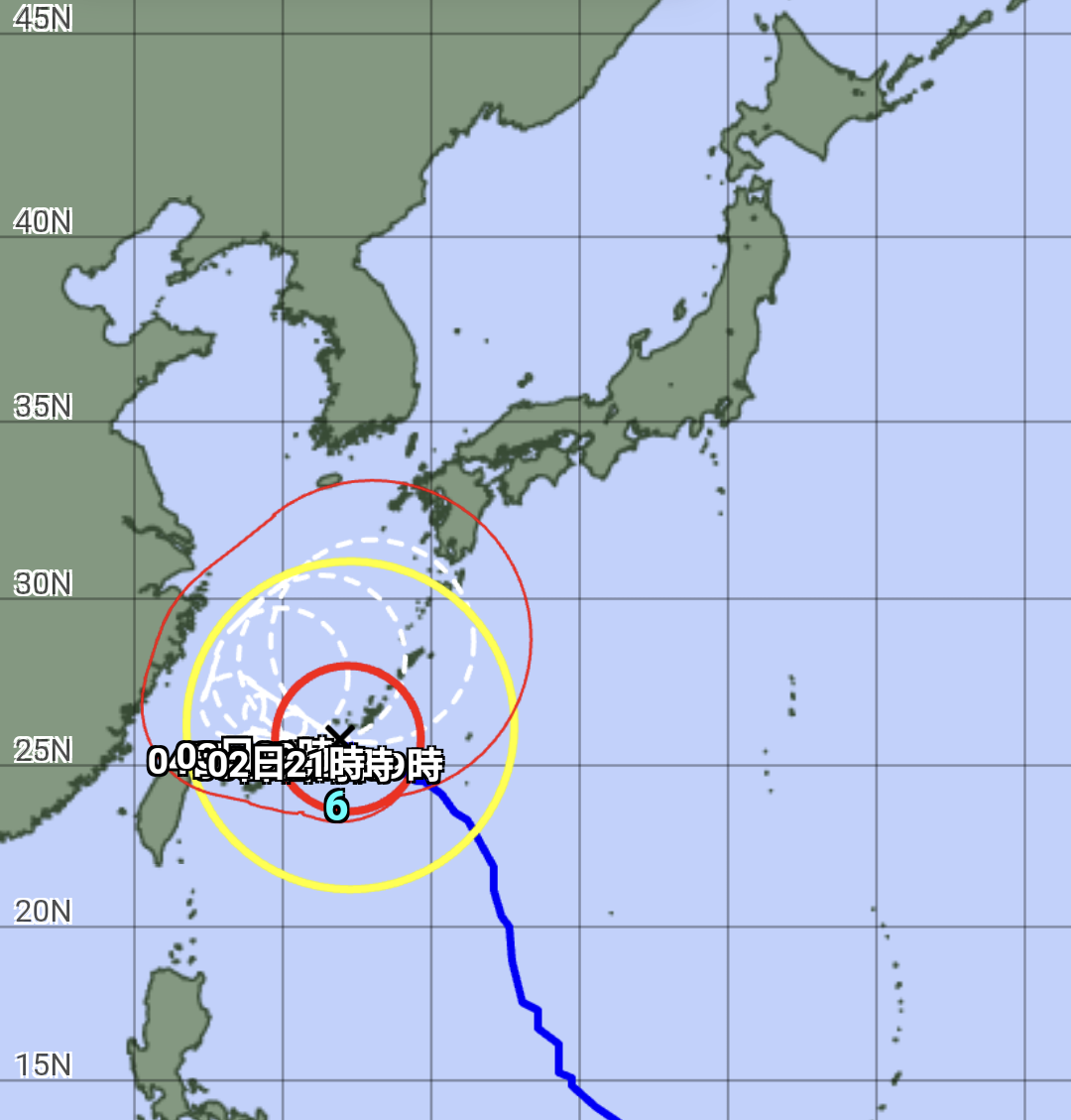 台風6号の影響で仕事が休みになって2日目に突入しました。速度が遅く非常に強い台風は長引けば長びく程大きな影響がありそうです