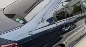 日頃使ってるマイカーの後ろドア部分5面にスモークフィルムを貼ってもらいました✨